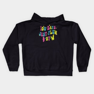 100 Days Just Flew By Butterfly Kids Hoodie